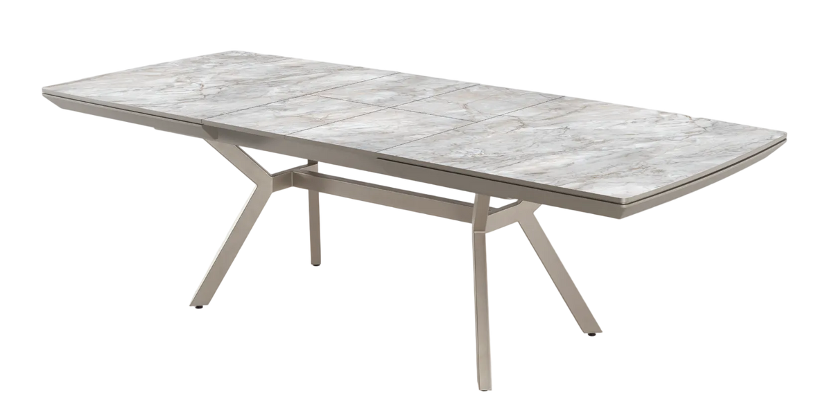Titanyum utdragbart matbord 180–260 cm