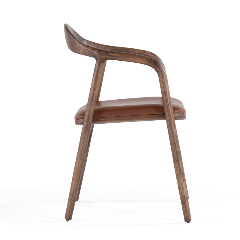 Wood matstol