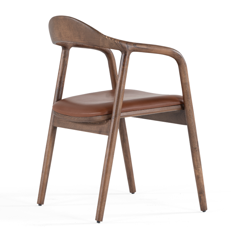 Wood matstol